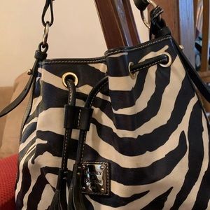 Dooney & Bourke Zebra-pattern bag